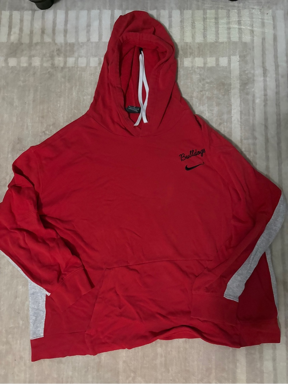 Nike Red Bulldogs Hooded Sweatshirt